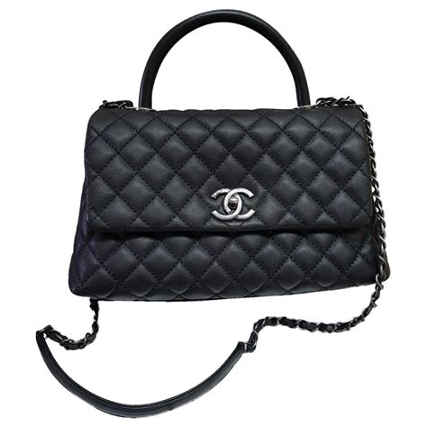 chanel tas zwart klein